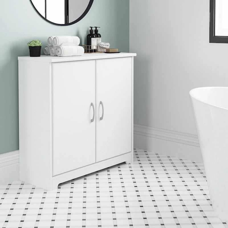 Cabot Small Bathroom Storage Cabinet with Doors by  