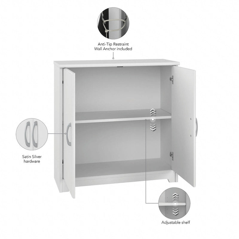 Cabot Mobiletto salvaspazio da bagno con ante di