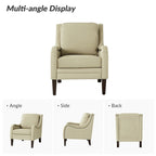 Pascual Poltrona da Salotto Comfy Set da 2 con Gambe in Legno Massello