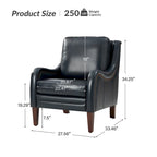 Pascual Poltrona da Salotto Comfy Set da 2 con Gambe in Legno Massello