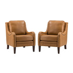 Pascual Poltrona da Salotto Comfy Set da 2 con Gambe in Legno Massello