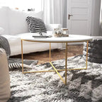   Coylin Cocktail Table - Tempered Glass Table