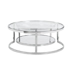 Set di tavolini da cocktail rotondi Somette 2-in-1 sovrapponibili - Tavolino da cocktail - Tavolino da cocktail