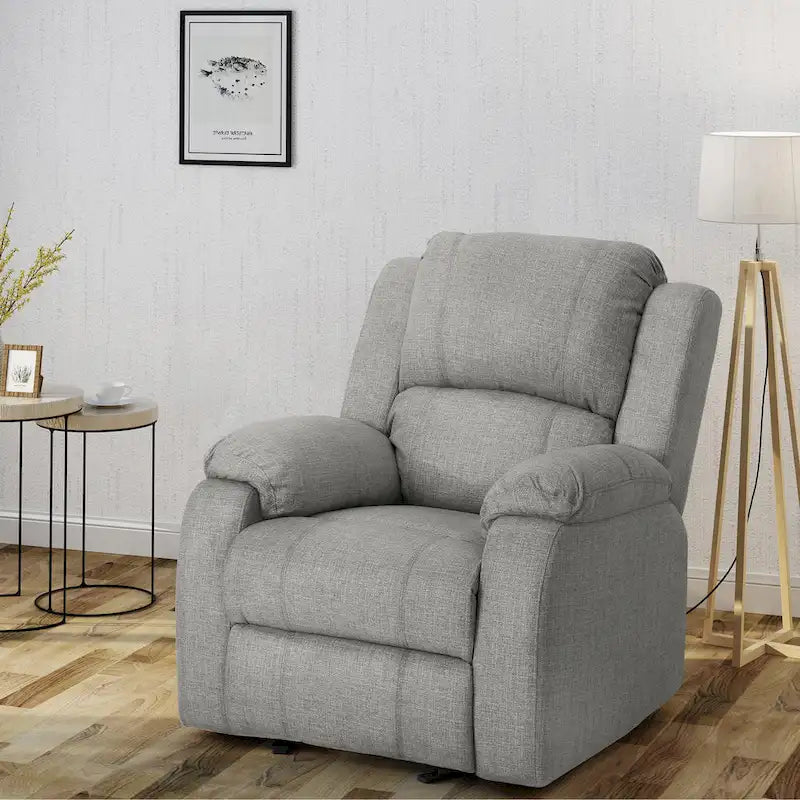 Mozelle Classic Fabric Gliding Recliner by  