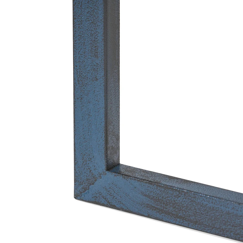 Tavolini impilabili Darlah in legno di abete e metallo in stile industriale moderno (Set di 3) by