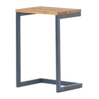 Tavolini impilabili Darlah in legno di abete e metallo in stile industriale moderno (Set di 3) by