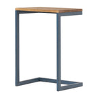 Tavolini impilabili Darlah in legno di abete e metallo in stile industriale moderno (Set di 3) by