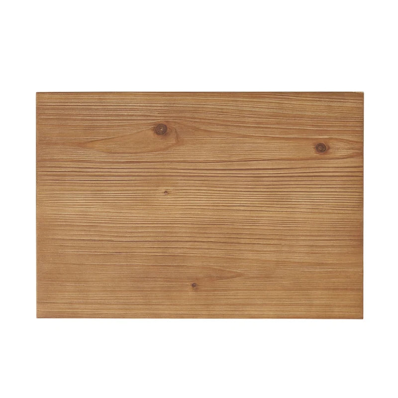 Tavolini impilabili Darlah in legno di abete e metallo in stile industriale moderno (Set di 3) by
