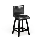 Sedie girevoli moderne nere Hace ad altezza bancone (set da 2) di