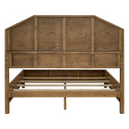 Letto matrimoniale Sunset Cliff in legno marrone