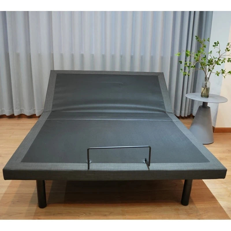 Base letto regolabile, luce sotto il letto e porta USB