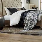 Letto a slitta king Americana Farmhouse color tortora polveroso