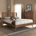  Hjulsta Mid-century Modern Wood Platform Bed