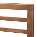 Hjulsta Letto a piattaforma in legno stile moderno di metà secolo