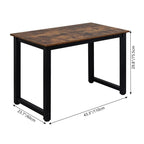Scrivania per computer in legno stile semplice