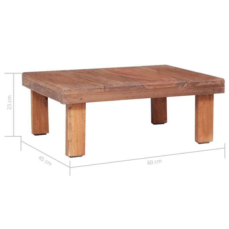 Tavolino da Salotto in Legno Massello Riciclato