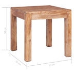 Tavolino da Salotto in Legno Massello Riciclato
