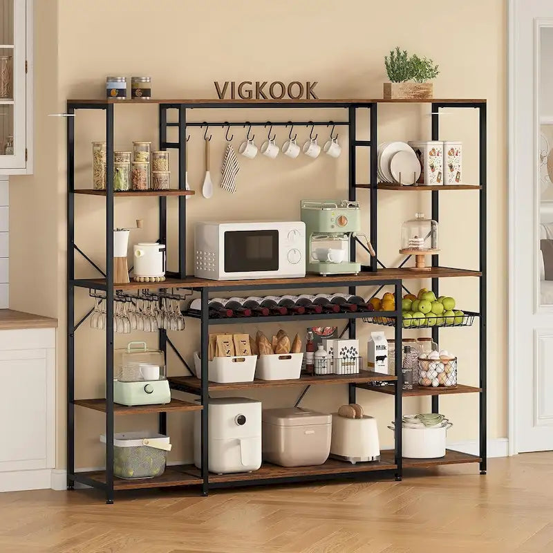 Mobile da Cucina/Bar/Vini con Scaffali Contenitori