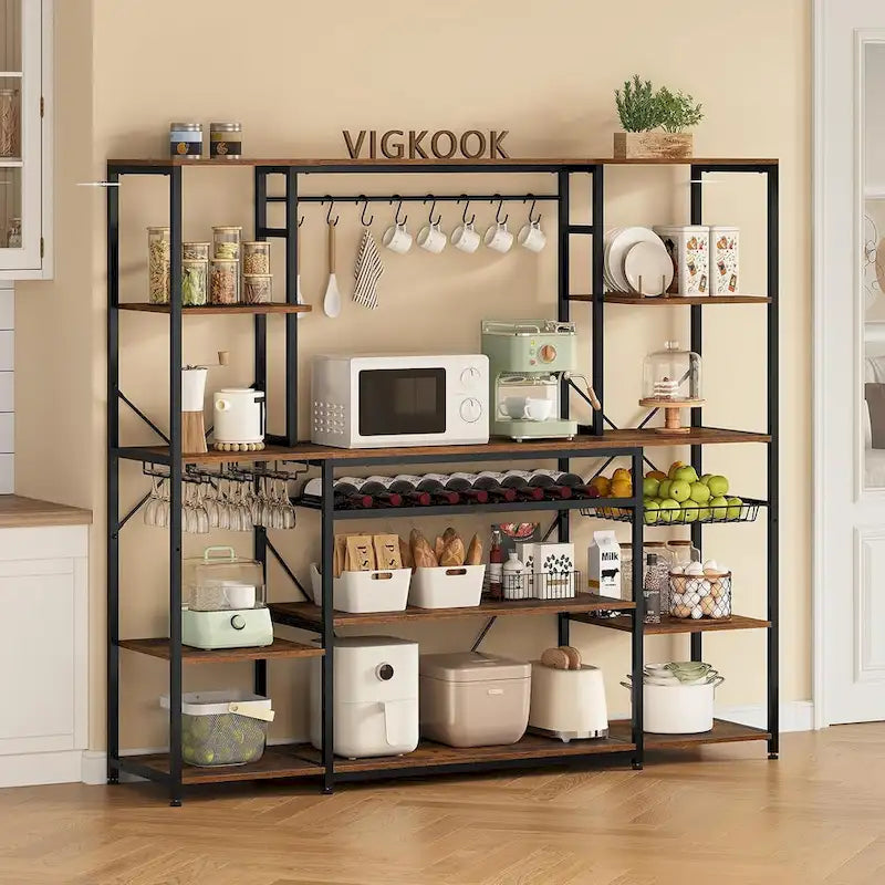 Mobile da Cucina/Bar/Vini con Scaffali Contenitori