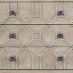 Credenza Genevieve I con impiallacciatura in abete grigio, struttura in ferro e 3 cassetti - 39.0L x 15.7W x 30.9H