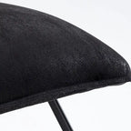 Sedia d'Appoggio in Similpelle Mid-Century con Schienale Regolabile Set da 2 - 31,5 A X 22,2 L X 23,6 P