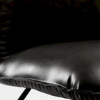 Sedia d'Appoggio in Similpelle Mid-Century con Schienale Regolabile Set da 2 - 31,5 A X 22,2 L X 23,6 P