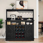 50 Armadietto da caffè in stile rustico con mobiletto per il vino e credenza da cucina