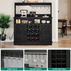 50 Armadietto da caffè in stile rustico con mobiletto per il vino e credenza da cucina