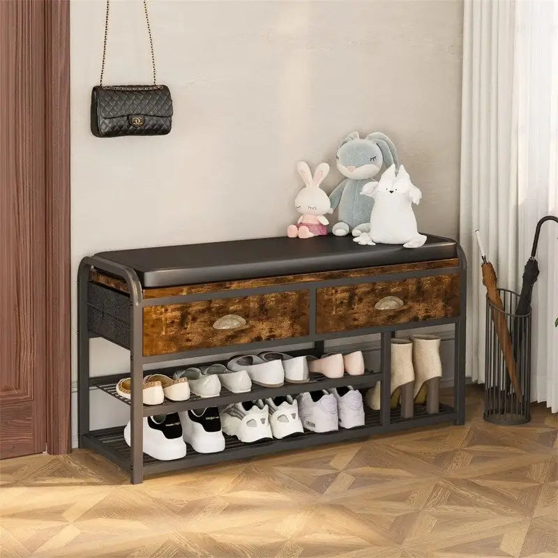Panca da ingresso a 3 livelli - 35,43 P x 11,81 L x 22,44 A