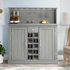 Mobile da bar a buffet in legno stile rustico da 47 pollici