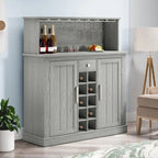 Mobile da bar a buffet in legno stile rustico da 47 pollici