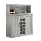 Mobile da bar a buffet in legno stile rustico da 47 pollici