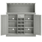 Mobile da bar a buffet in legno stile rustico da 47 pollici