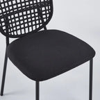 Sedia Sennit, Set da 4, Sedia da Pranzo, Sedia da Caffè, Adatta per Sala da Pranzo, Salotto