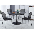 Sedia Sennit, Set da 4, Sedia da Pranzo, Sedia da Caffè, Adatta per Sala da Pranzo, Salotto