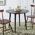 Tavolo da Pranzo Rotondo Pieghevole Geoff di SAFAVIEH - 35 P x 35 L x 29 A - 35Px35Lx29A