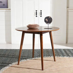 SAFAVIEH Geoff Folding Round Dining Room Table - 35  W x 35  L x 29  H - 35Wx35Dx29H