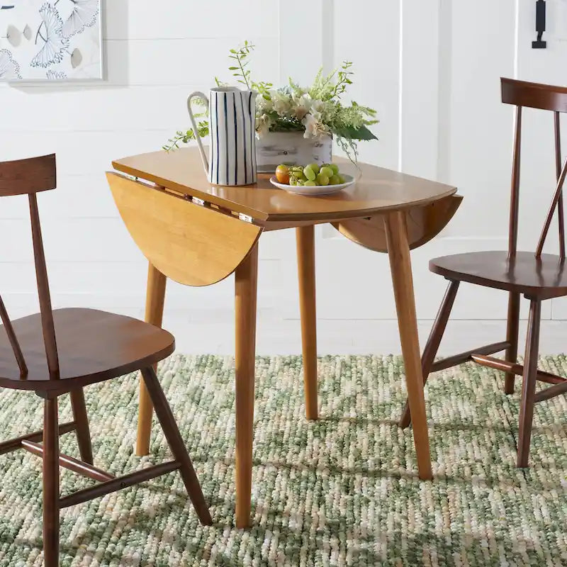 Tavolo da Pranzo Rotondo Pieghevole Geoff di SAFAVIEH - 35 P x 35 L x 29 A - 35Px35Lx29A