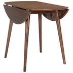 Tavolo da Pranzo Rotondo Pieghevole Geoff di SAFAVIEH - 35 P x 35 L x 29 A - 35Px35Lx29A