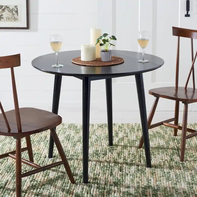 Tavolo da Pranzo Rotondo Pieghevole Geoff di SAFAVIEH - 35 P x 35 L x 29 A - 35Px35Lx29A