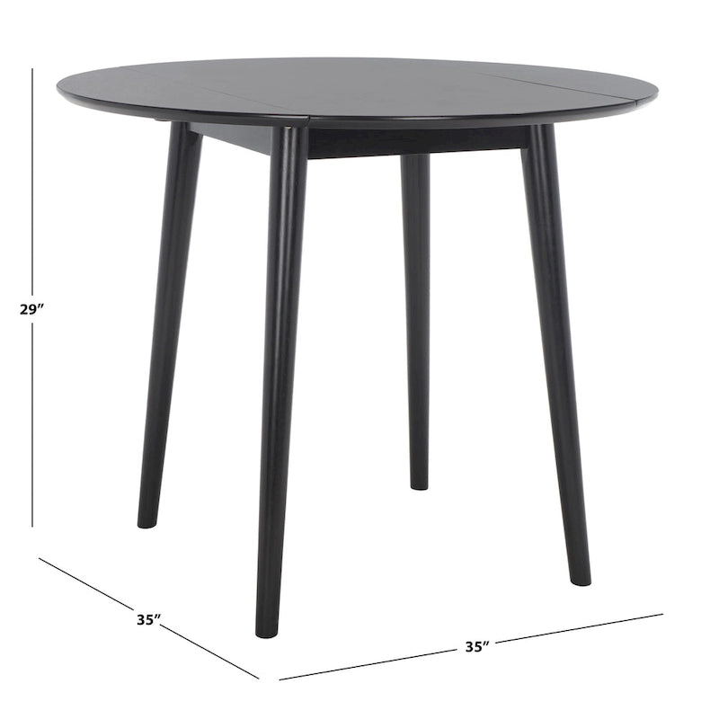 Tavolo da Pranzo Rotondo Pieghevole Geoff di SAFAVIEH - 35 P x 35 L x 29 A - 35Px35Lx29A