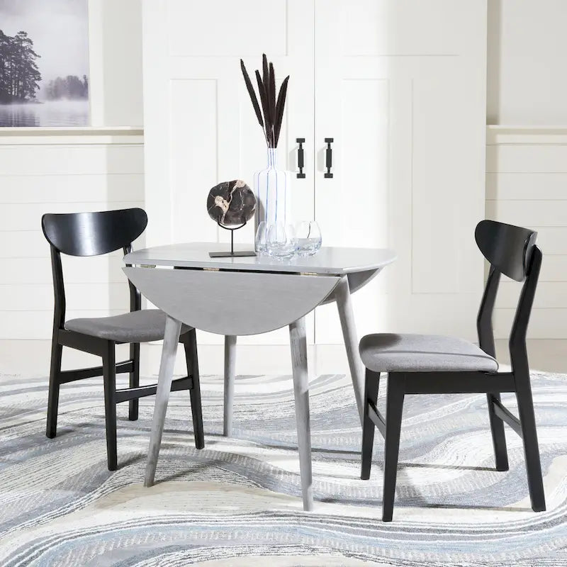 Tavolo da Pranzo Rotondo Pieghevole Geoff di SAFAVIEH - 35 P x 35 L x 29 A - 35Px35Lx29A